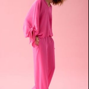 ZARA PINK WIDE LEG PANTS 💕